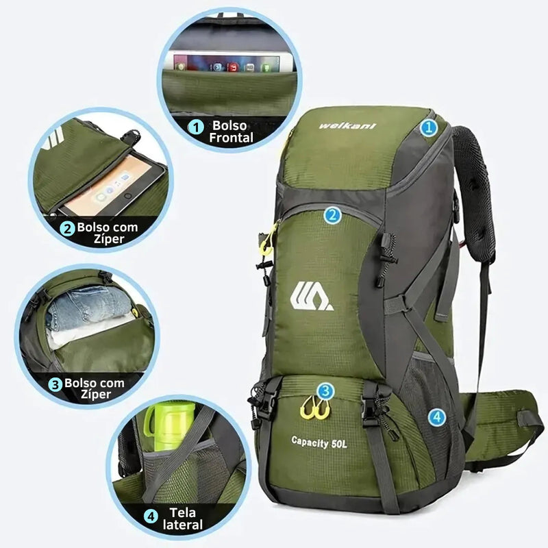 Mochila Cargueira 50 litros | All Trekking