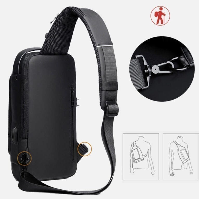 Mochila com Senha e Entrada USB - Slim Bag™